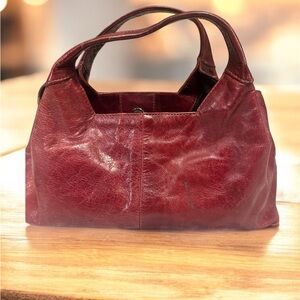 Aldo Burgundy/red leather handbag